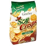 Genisoy Soy Crisps, Nacho Cheese, 3.5-Ounce Bags (Pack of 12)