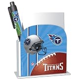 Tennessee Titans Stationery Desk Caddy with Matching Ballpoint Grip Pen - NFL (12019-QUK)