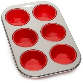 Kaiser Bakeware Flexi'Belle 6 Cup Muffin Pan by Kaiser