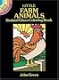 Little Farm Animals Stained Glass Coloring Book (Dover Stained Glass Coloring Book)