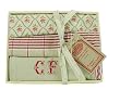 Boxed gift set of 3 vintage look French kitchen tea towels