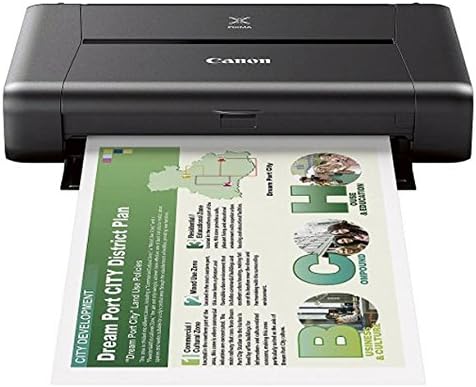 Canon PIXMA iP110 Inkjet photo Printer - Color - 9600 x 2400 dpi Print - Wireless LAN - USB - Portable