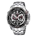 CASIO Edifice Solar EQW-M710DB-1A1ER - Reloj de caballero de cuarzo, correa de acero inoxidable color plata