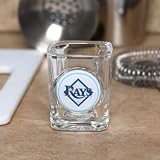 MLB Tampa Bay Rays 2oz. Domed Logo Square Shot Glass