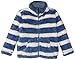 Hatley Little Boys' Fuzzy Fleece Jacket Royal Stripe