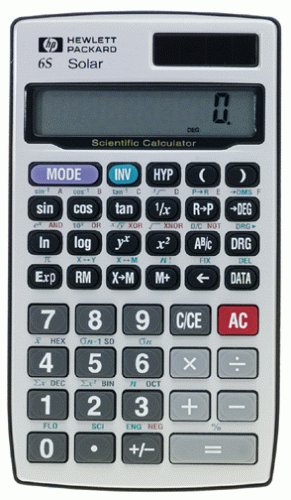 Hewlett Packard HP6SSLR Solar Scientific Calculator