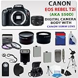 Canon EOS Rebel T2i (550d) SLR Digital Camera - Body Only - W/ Canon Ef 50m ....