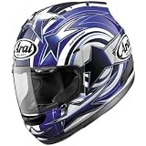 Arai Corsair V Graphic Edwards Blue Full Face Motorcycle Helmet Medium New by Arai