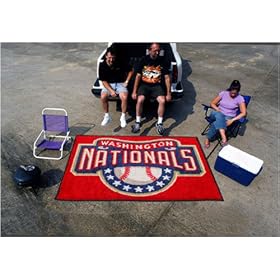 Washington Nationals 5 Foot x 8 Foot Area Rug