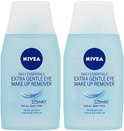 Nivea Visage Eye Make-Up Remover 125ml - Pack 2