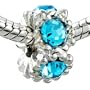 December Birthstone Spacer Pugster Beads Pandora Chamilia Charms Compatible