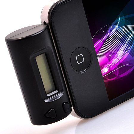 Mini Adapter Nano Car Rapid Player Nanoclassictouchvideo Channel Black Wireless Automobile Ipodiphoneitouch Cigarette Charger Transmittermodulator Apple Display Lighterradio