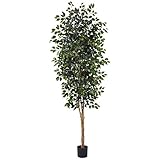 UPC 840703100115 product image for Nearly Natural 5427 Ficus Tree with 1512 Leaves, 8-Feet | upcitemdb.com