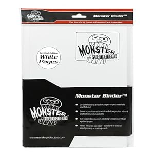Monster Protectors 9Pocket White Matte Binder-image