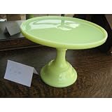 Trail Town Finds Bakery Grade Glass Cake Stand Plate, 10 Inches in your choice of color