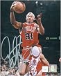 Dennis Rodman Signed 8X10 Photo - Chicago Bulls Rebounding - Authentic Celebrity Autographed