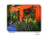 ALOE RED - Gallery Wrapped, Stretched Canvas Photograph