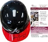 Yunel Escobar Autographed Atlanta Braves Mini Helmet