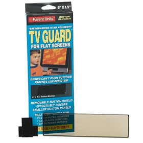 Click here to buy TV Guard Button Blocker for Flat Screen TVs and... by TV Guard.
