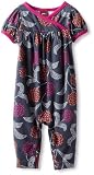 Tea Collection Baby-girls Infant Wrap Neck Yoke Romper