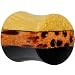 0 Gauge Organic Triple Layered Wood Convex Concave Plug