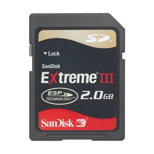 SanDisk 2 GB Extreme III SD Memory Card