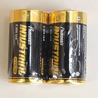 単二アルカリ電池(単2乾電池x2)・在庫あります。【INJUSTRIAL】