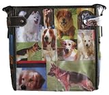Eco-Friendly, Fair Trade Cross Body Handbag (Dog and Puppy Collage)