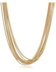 Nine West "Chain Gang" Collar Necklace, 18"