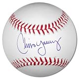 Chris Young Autographed Baseball