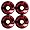 Spitfire Black Bighead Color Series 52mm High Performance Skateboard Wheel (Set of 4)