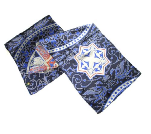 Blue Kaleidoscope - Pangborn Design Scarf 11018