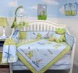 SoHo Froggies Pond Baby Infant Crib Nursery Bedding Set 10pc SoHo Froggies Pond Baby Infant Crib Nursery Bedding Set 10pc