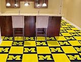 Michigan Wolverines 18X18 Carpet Tiles