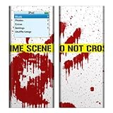 Crime Scene Revisited White Design Decal Skin Sticker for Apple iPod nano 2G (2nd Generation) 2GB/ 4GB/ 8GB Player