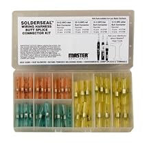Master Appliance 10056 Solderseal Butt Splice Connector Mini-Pack, 55-Piece