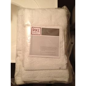 Pike Street 100-Percent Egyptian Cotton 725-Gram 6-Piece Towel Set