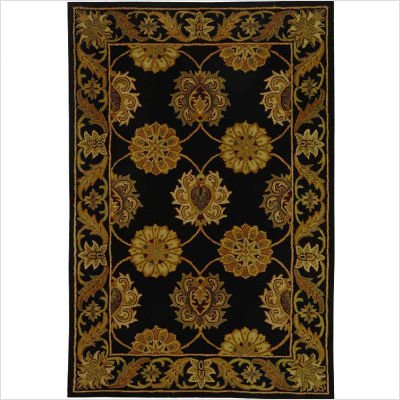 Safavieh Heritage Collection HG314A Handmade Black Hand-spun Wool Area Runner,2.3 x 10-Feet