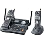 Panasonic Refurb KXTG5672B 5.8GHz Cordless Phone,2 Handset,1x3,Digital Answering Device, Dual Key Pad,Black