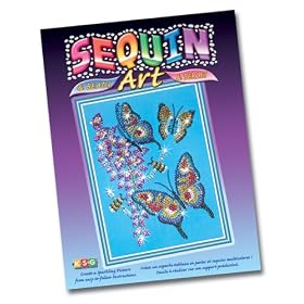 Sequin Art and Beads Butterfly