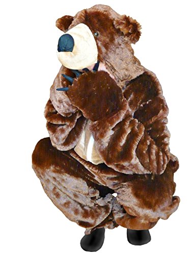 Fantasy World Adults F67 Brown Bear Costume (8/M-18/XL)