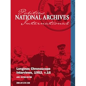 Longines Chronoscope Interviews, 1952, v.16: SEN. JOSEPH MCCARTHY, DR. CORLISS LAMONT movie
