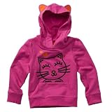 Infant Toddler Girls Pink Long-sleeve Hoodie