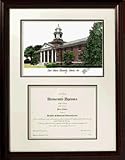 Scholar Clark Atlanta College Panthers NCAA 18 &acute; x 24 &acute; Framed Limited Edition Lithograph with Diplom - B0001LSPIW