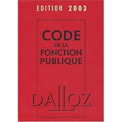 Code de la fonction publique 2003