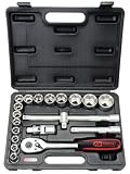 Produkt-Bild: KS Tools 911.0620 1,3 cm (0,5 Zoll) STECKSCHL&Uuml;SSEL-SATZ 20tlg