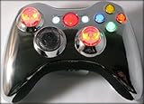 Chrome Red SE Xbox 360 5 Mode Rapid Fire with Jitter Mode Adjustable Modded Wireless Lighted Control