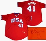 Mark McGwire Autographed Team USA Jersey