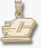 Central Michigan Chippewas Motion C 3/8 Charm - 14KT Gold Jewelry