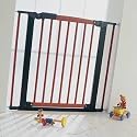 Baby Dan Avantgarde Dark Wood and Black Baby Safety Gate  71cm - 78 cm